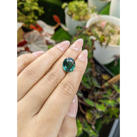 6.19 Ct. Bluish Green Prasiolite from Brazil Life Style