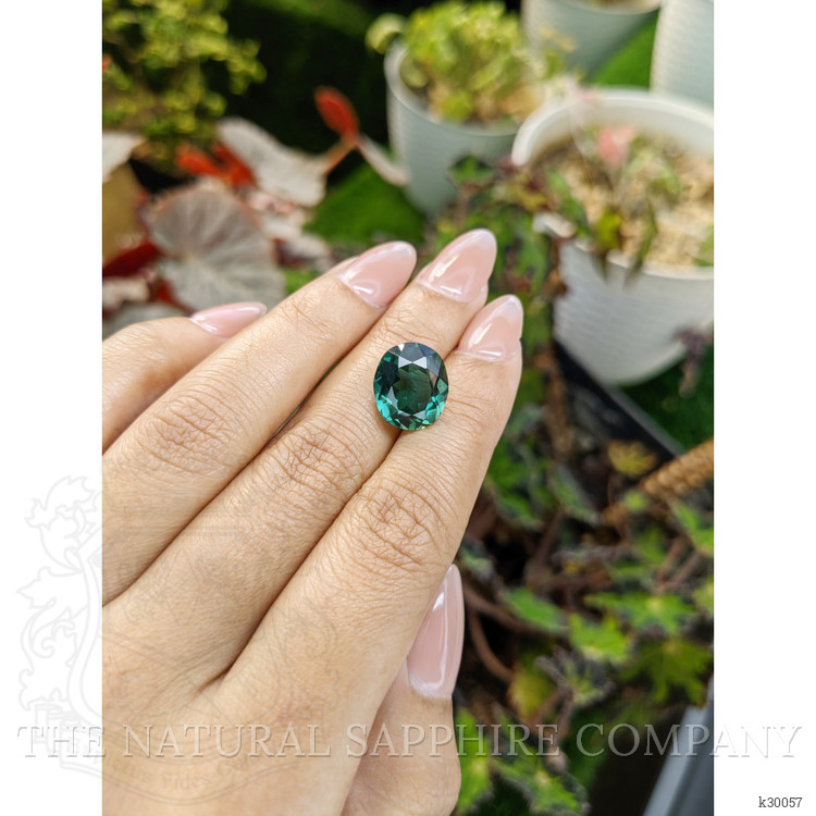 6.19 Ct. Bluish Green Prasiolite from Brazil