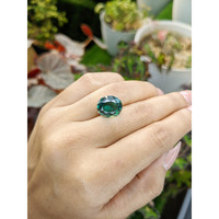 6.19 Ct. Bluish Green Prasiolite from Brazil Life Style