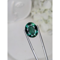 6.85 Ct. Bluish Green Prasiolite from Brazil Life Style
