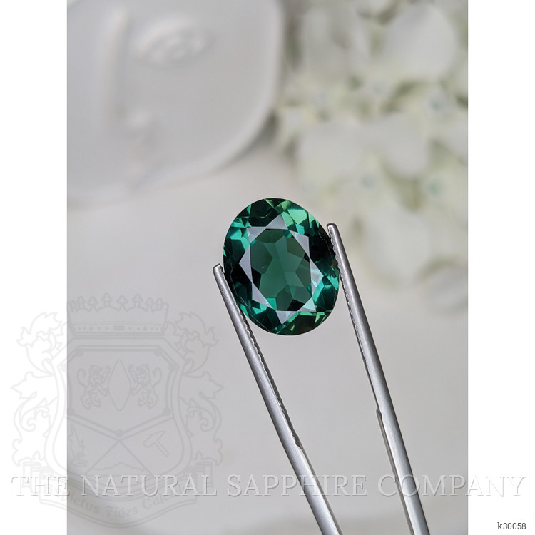 6.85 Ct. Bluish Green Prasiolite from Brazil