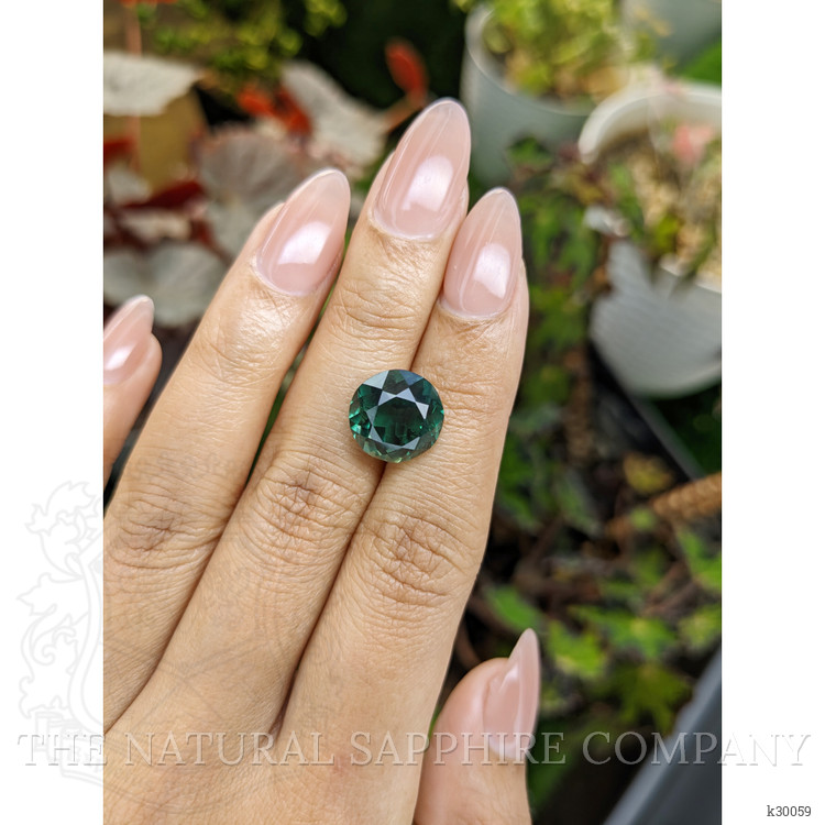 6.17 Ct. Bluish Green Prasiolite from Brazil