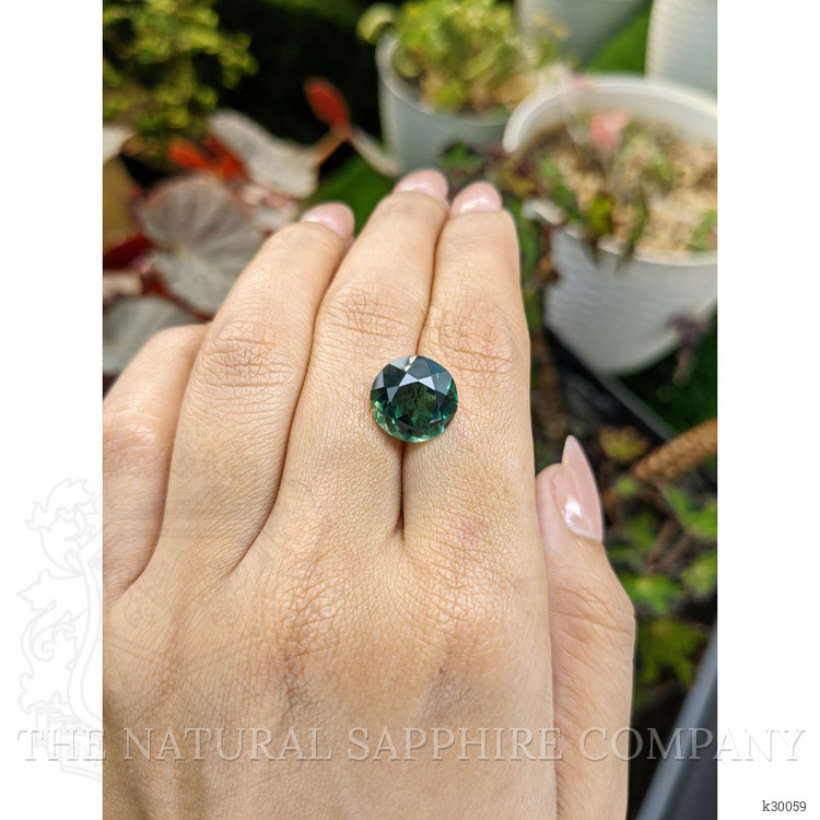 6.17 Ct. Bluish Green Prasiolite from Brazil