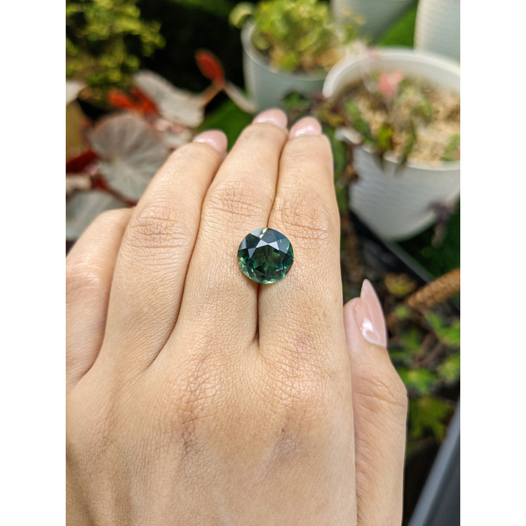 6.17 Ct. Bluish Green Prasiolite from Brazil