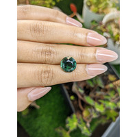 6.17 Ct. Bluish Green Prasiolite from Brazil Life Style