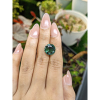 6.10 Ct. Bluish Green Prasiolite from Brazil Life Style