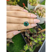 5.80 Ct. Bluish Green Prasiolite from Brazil Life Style