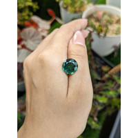 5.69 Ct. Bluish Green Prasiolite from Brazil Life Style