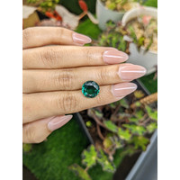 5.69 Ct. Bluish Green Prasiolite from Brazil Life Style