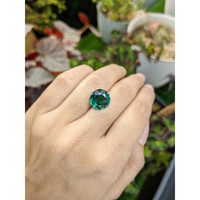 5.69 Ct. Bluish Green Prasiolite from Brazil Life Style