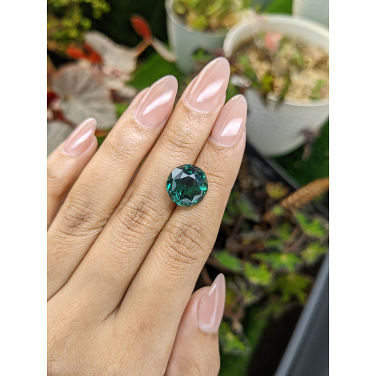 7.30 Ct. Bluish Green Prasiolite from Brazil