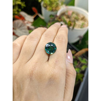 7.30 Ct. Bluish Green Prasiolite from Brazil Life Style