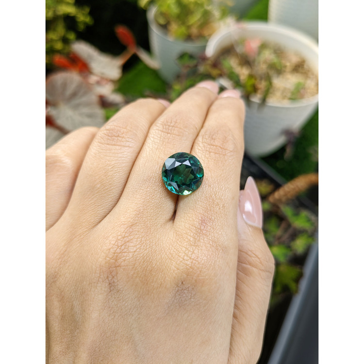7.30 Ct. Bluish Green Prasiolite from Brazil