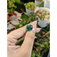 7.30 Ct. Bluish Green Prasiolite from Brazil Life Style