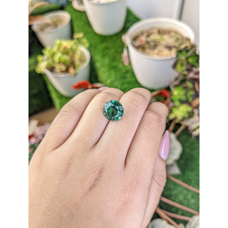 5.91 Ct. Bluish Green Prasiolite from Brazil