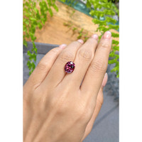 4.55 Ct. Pink Garnet from Tanzania Life Style