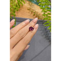 4.55 Ct. Pink Garnet from Tanzania Life Style