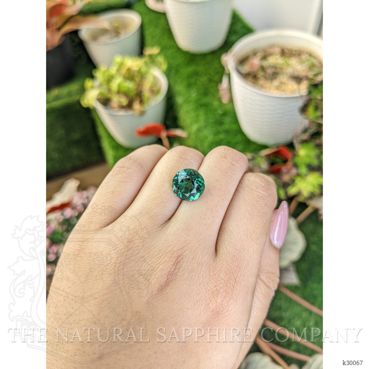 6.16 Ct. Bluish Green Prasiolite from Brazil