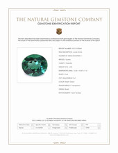 4.83 Ct. Bluish Green Prasiolite from Brazil Scan Report