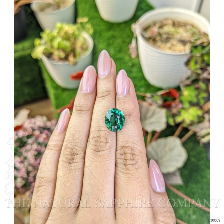 4.83 Ct. Bluish Green Prasiolite from Brazil