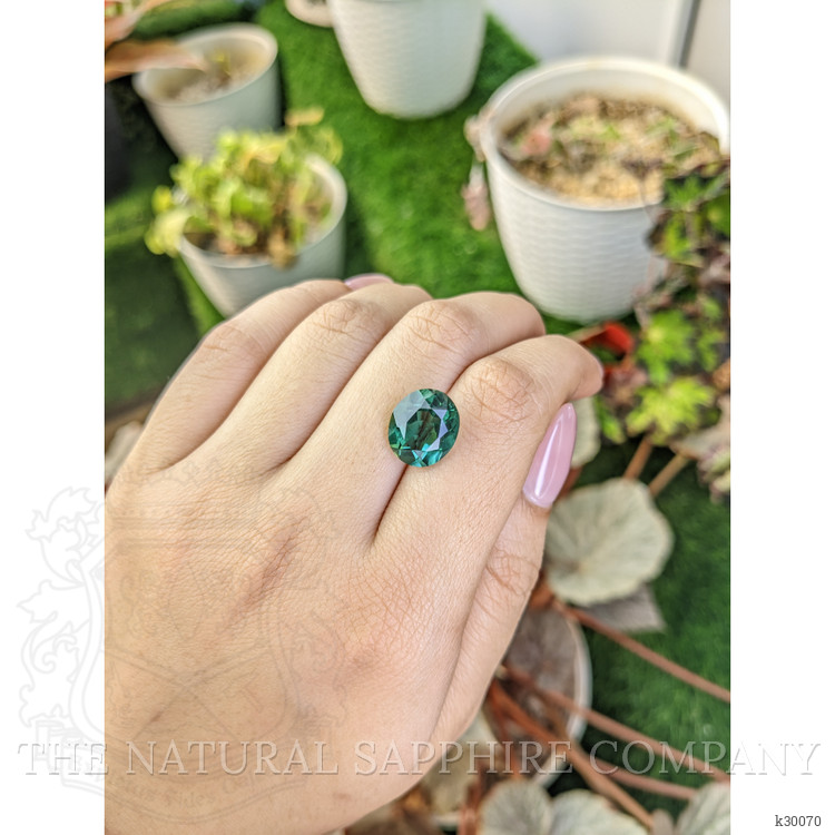 5.75 Ct. Bluish Green Prasiolite from Brazil