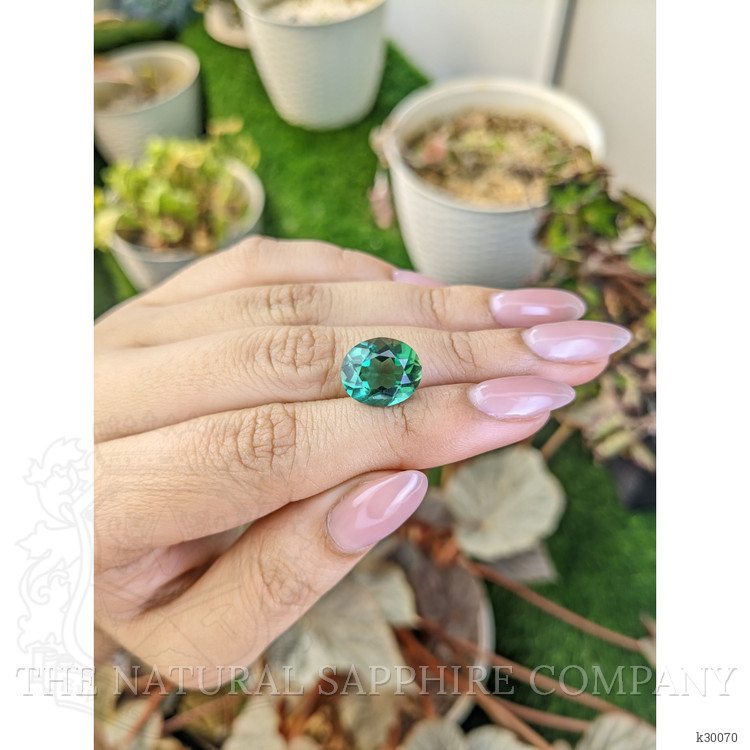 5.75 Ct. Bluish Green Prasiolite from Brazil