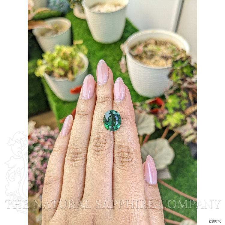5.75 Ct. Bluish Green Prasiolite from Brazil