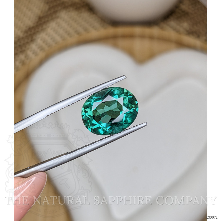 5.77 Ct. Bluish Green Prasiolite from Brazil