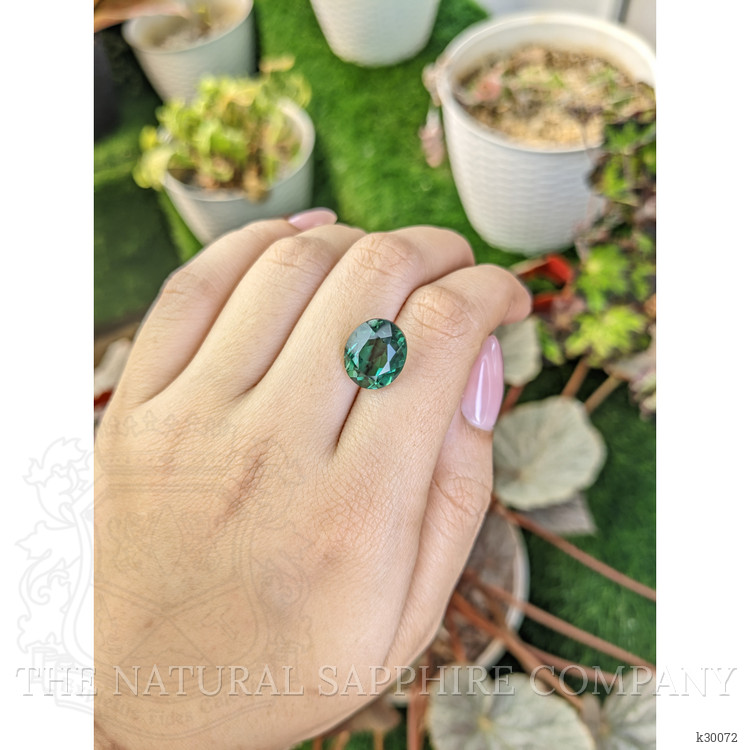 6.39 Ct. Bluish Green Prasiolite from Brazil
