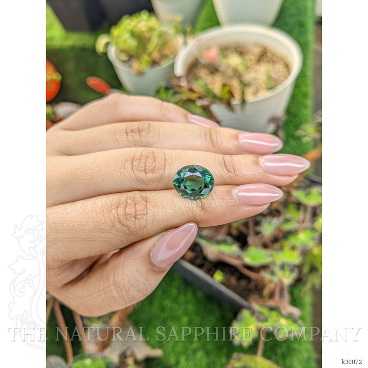 6.39 Ct. Bluish Green Prasiolite from Brazil