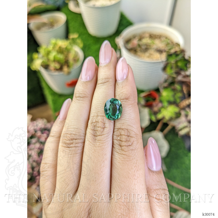 4.93 Ct. Bluish Green Prasiolite from Brazil