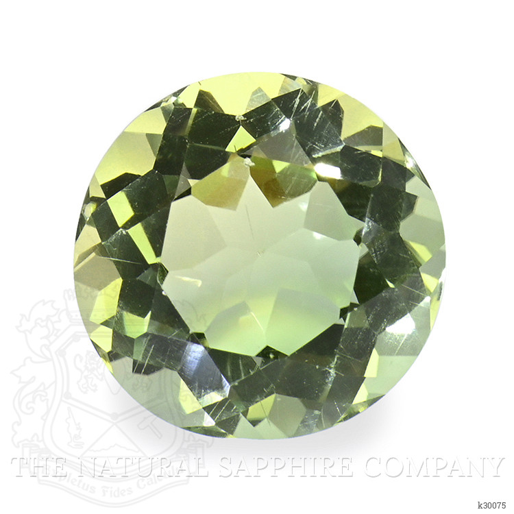 6.57 Ct. Yellowish Green Prasiolite from Brazil