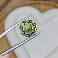 6.57 Ct. Yellowish Green Prasiolite from Brazil Life Style