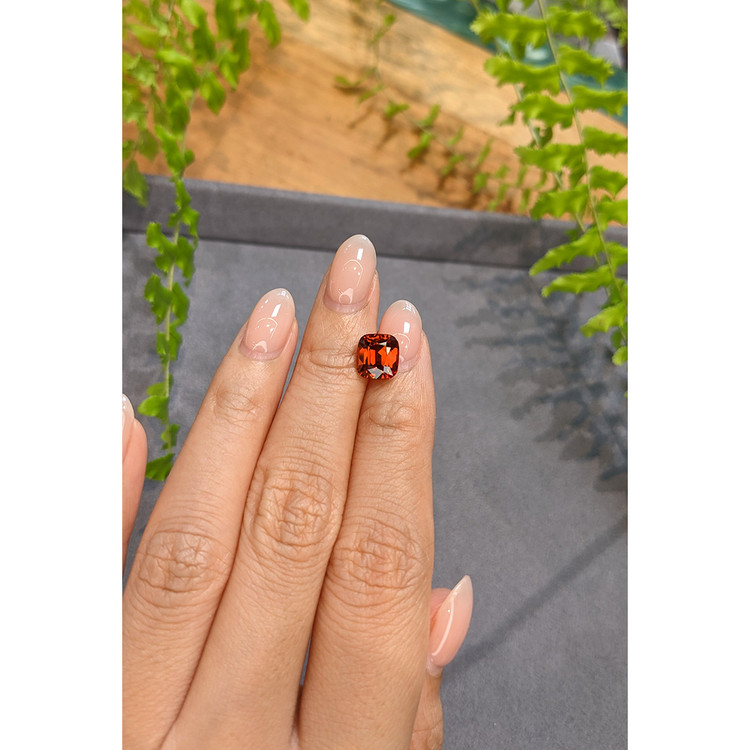 3.56 Ct. Reddish Orange Spessartite Garnet from Tanzania