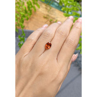 2.56 Ct. Orange Spessartite Garnet from Ceylon (Sri Lanka) Life Style