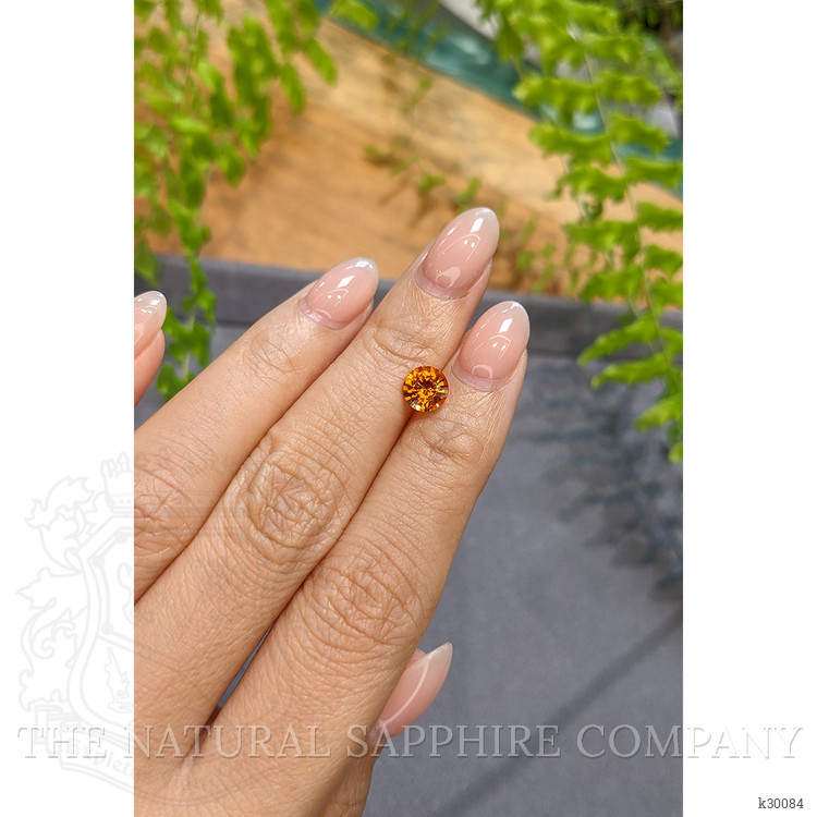 1.35 Ct. Orange Spessartite Garnet from Tanzania