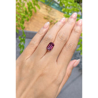 4.46 Ct. Purplish Pink Garnet from Tanzania Life Style