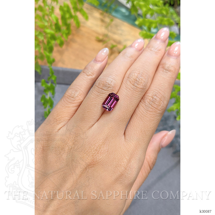 4.46 Ct. Purplish Pink Garnet from Tanzania
