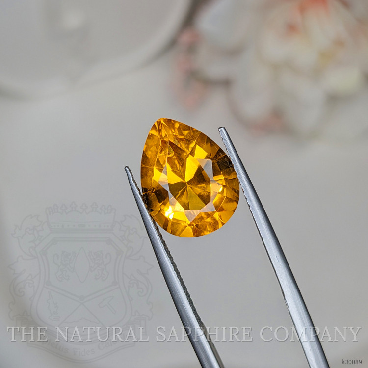 5.19 Ct. Yellowish Orange Citrine from Ceylon (Sri Lanka)