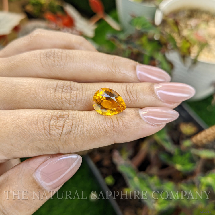 5.19 Ct. Yellowish Orange Citrine from Ceylon (Sri Lanka)