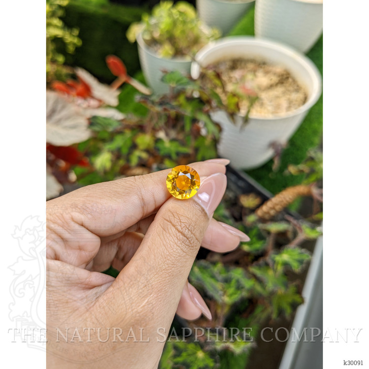 5.78 Ct. Yellow Citrine from Ceylon (Sri Lanka)
