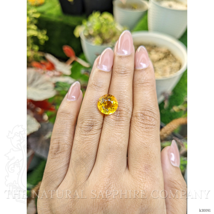 5.78 Ct. Yellow Citrine from Ceylon (Sri Lanka)