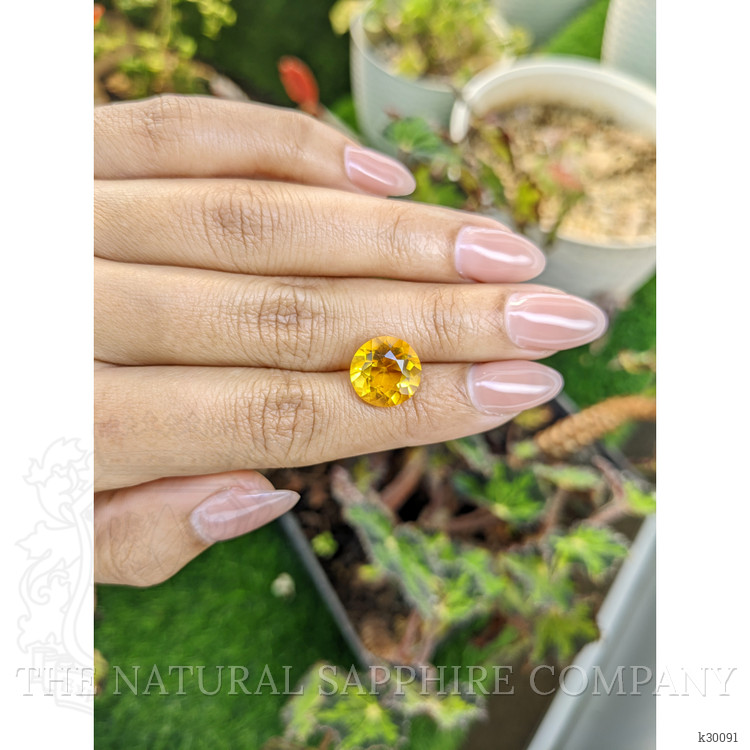 5.78 Ct. Yellow Citrine from Ceylon (Sri Lanka)