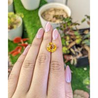 5.52 Ct. Yellow Citrine from Ceylon (Sri Lanka) Life Style