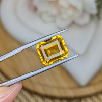 5.62 Ct. Yellow Citrine from Ceylon (Sri Lanka) Life Style