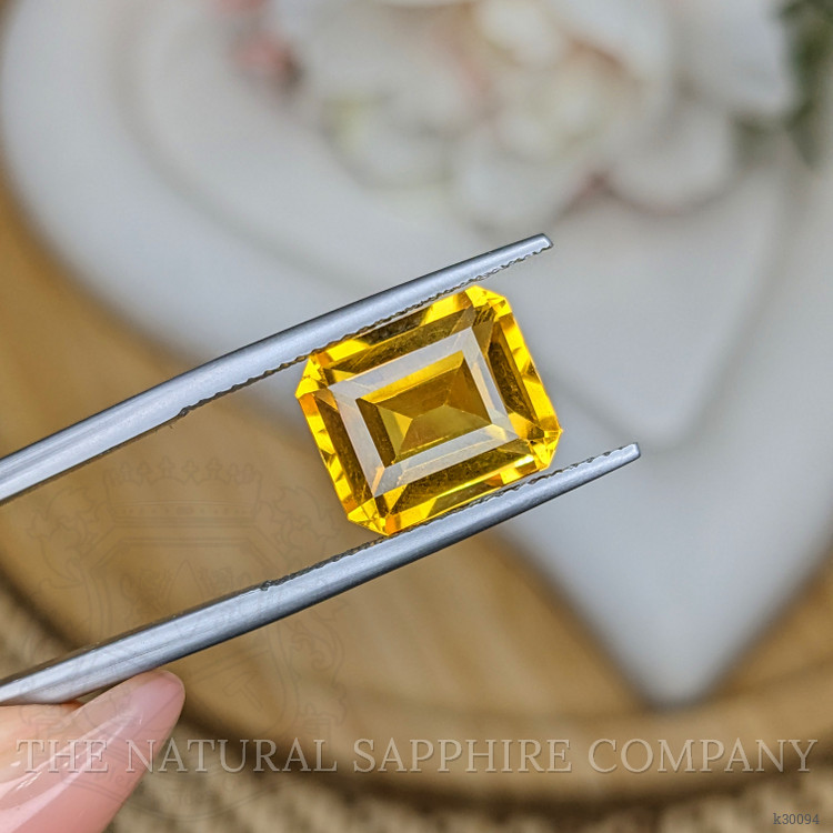 5.62 Ct. Yellow Citrine from Ceylon (Sri Lanka)