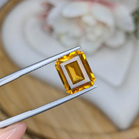 4.51 Ct. Orangish Yellow Citrine from Ceylon (Sri Lanka) Life Style