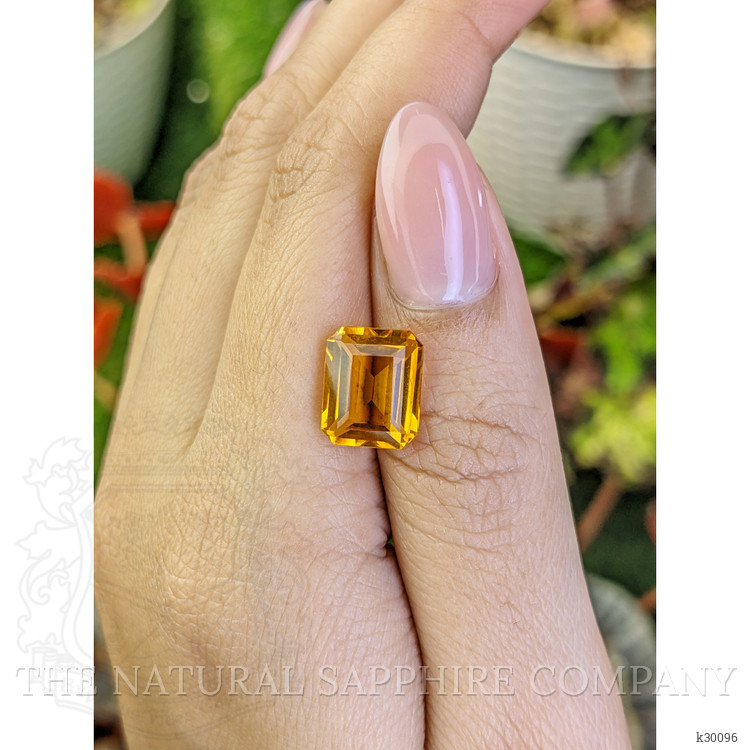 4.51 Ct. Orangish Yellow Citrine from Ceylon (Sri Lanka)
