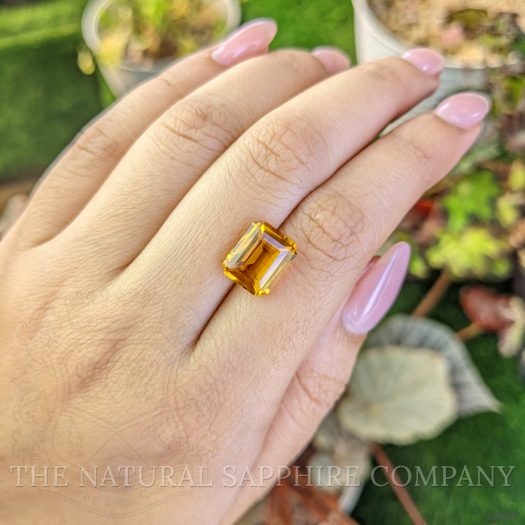 4.51 Ct. Orangish Yellow Citrine from Ceylon (Sri Lanka)
