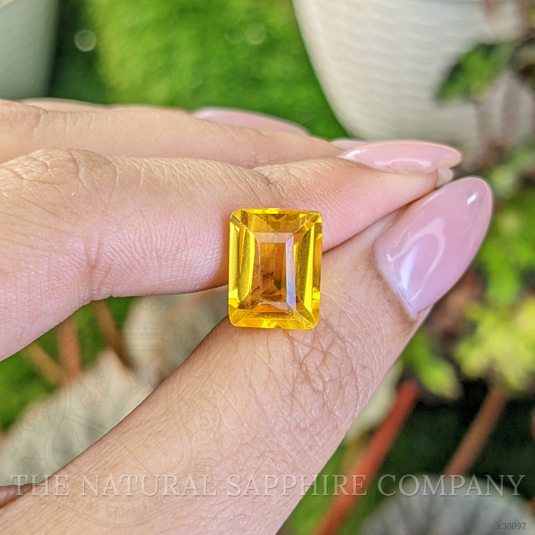 5.78 Ct. Yellow Citrine from Ceylon (Sri Lanka)